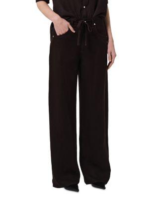 Brynn Drawstring Linen Trousers  Product Image