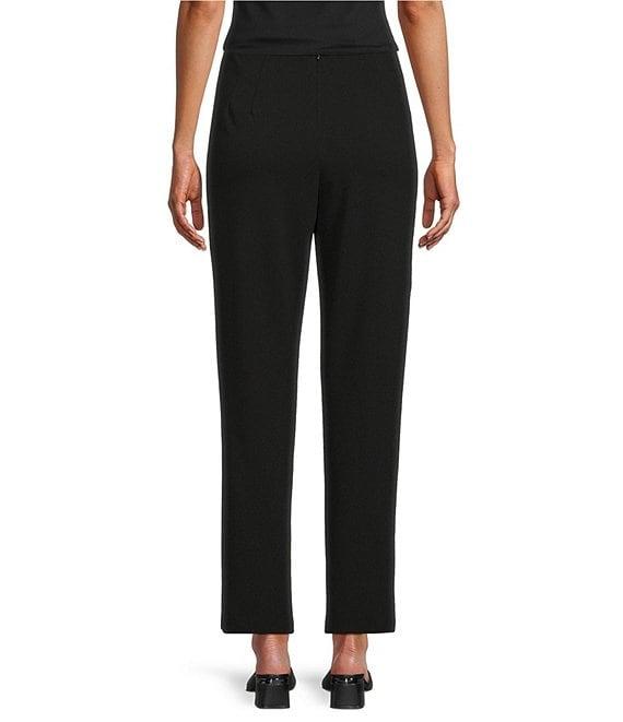 Alex Evenings Petite Size Slim Crop Stretch Crepe Pants Product Image