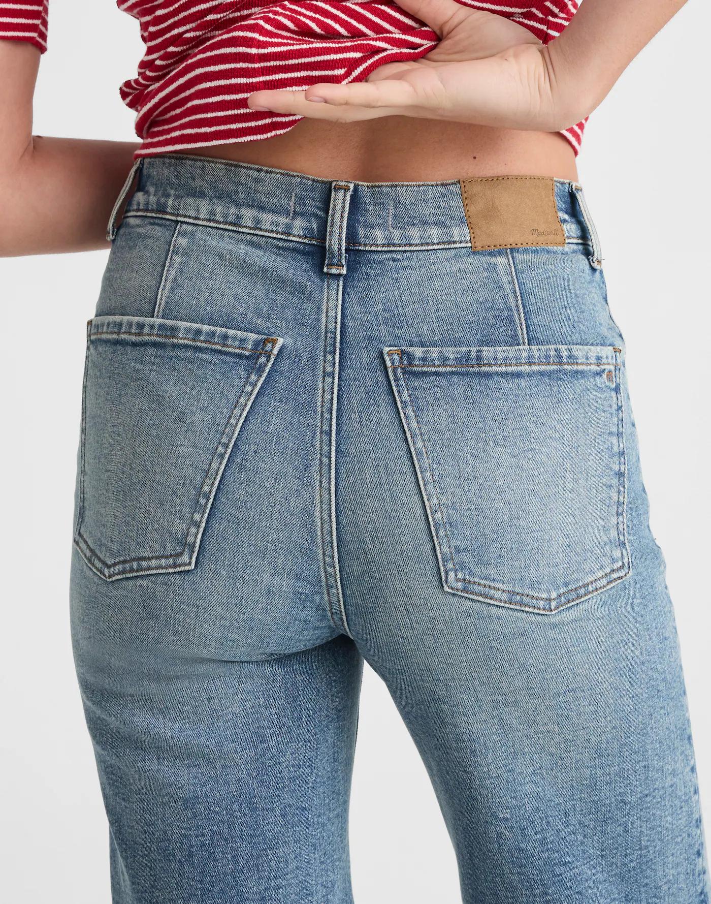 Flared Wide-Leg Crop Jeans Product Image