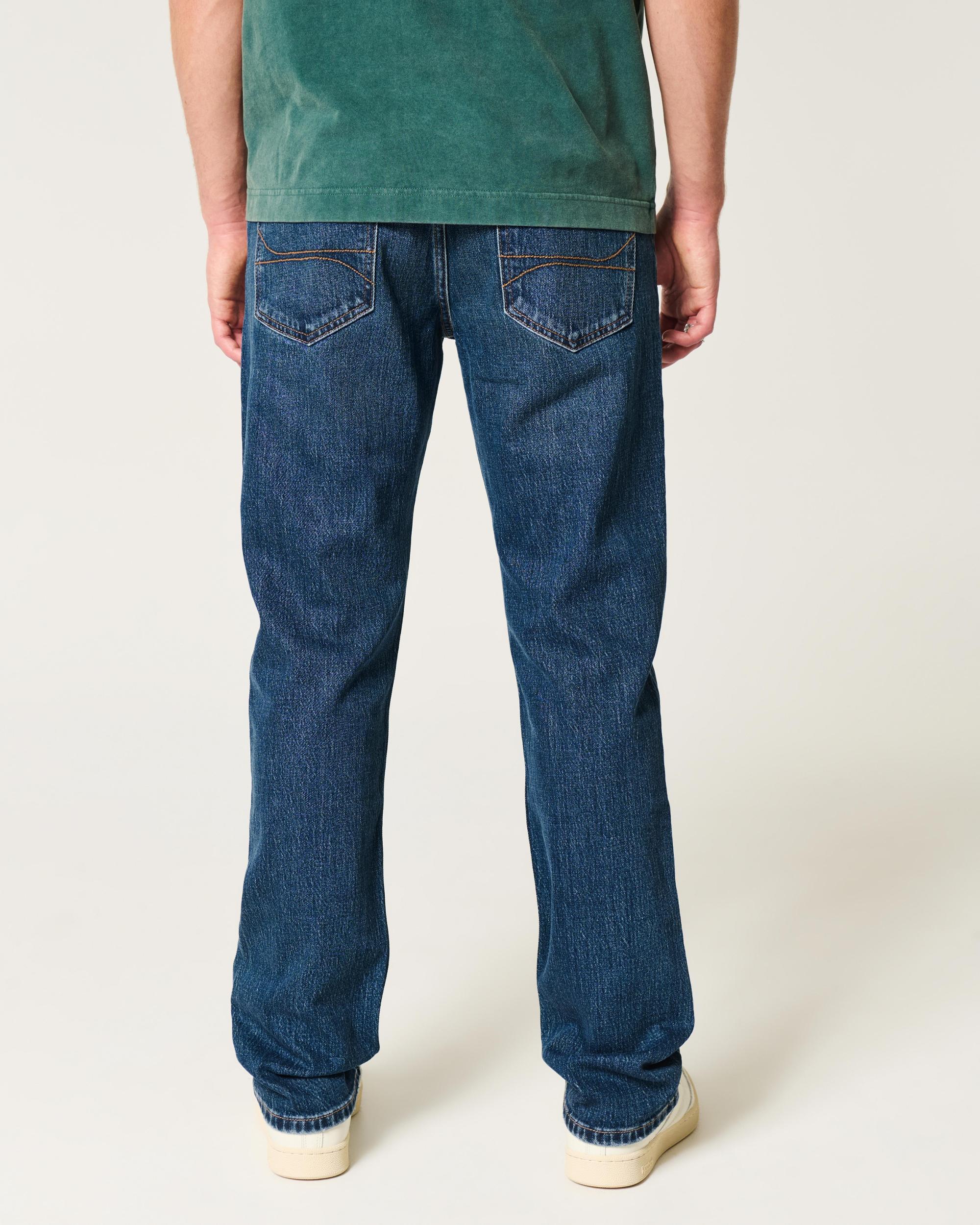 Grey Slim Straight Jeans Product Image
