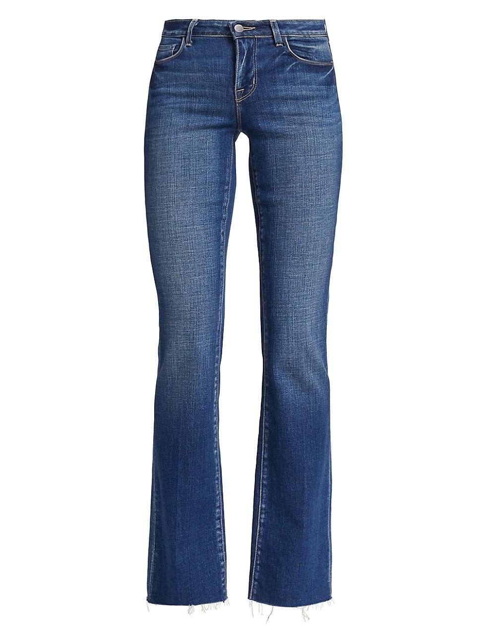 Womens Sneeki Low-Rise Straight-Leg Jeans Product Image