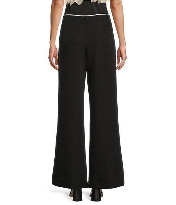 Evolutionary Mid Rise Banded Wide Leg Pants Product Image