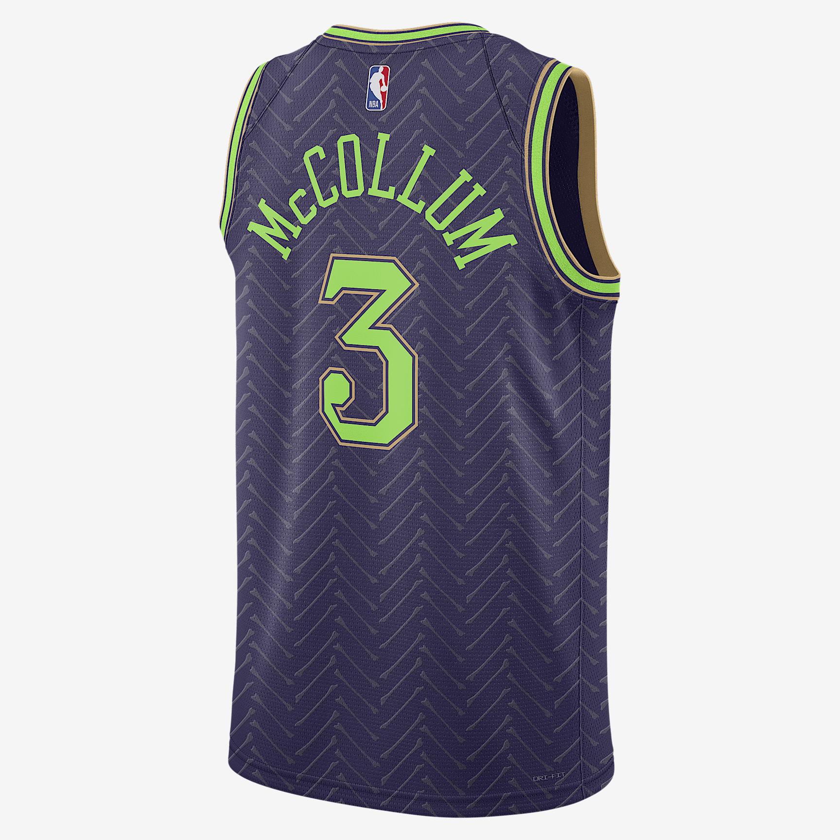CJ McCollum New Orleans Pelicans 2024/25 City Edition Nike Men's Dri-FIT NBA Swingman Jersey Product Image