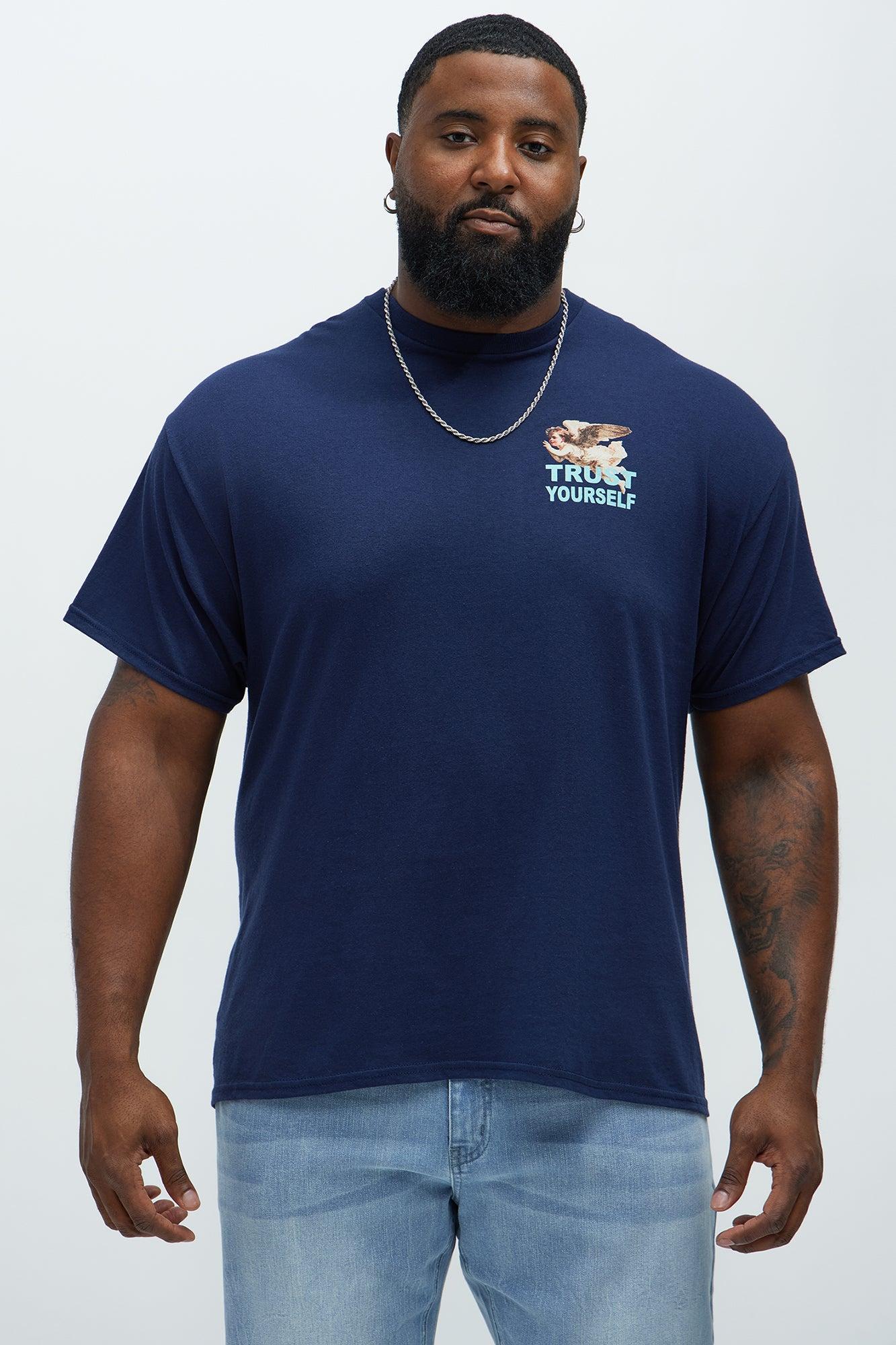 Trust Yourself Angels Short Sleeve Tee - Navy Product Image
