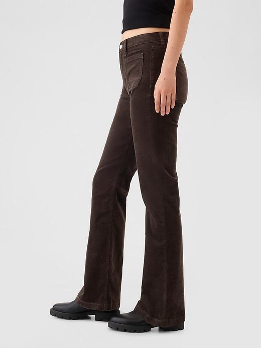 High Rise Corduroy '70s Flare Pants Product Image
