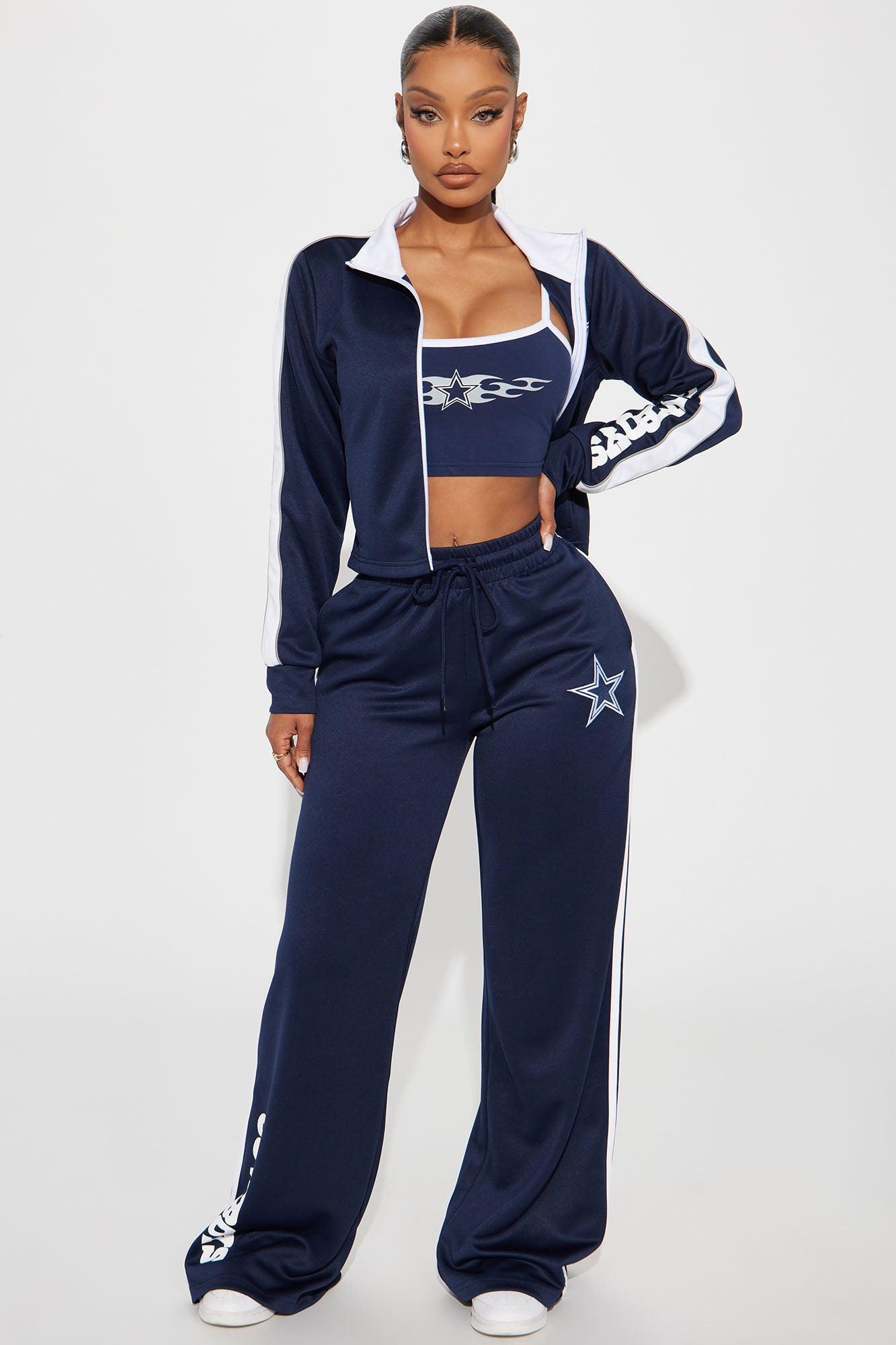 Cowboys Territory Zip Up Jacket - Navy Product Image