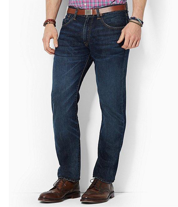 Polo Ralph Lauren Hampton Relaxed Straight-Fit Lightweight Morris Wash Jeans Product Image
