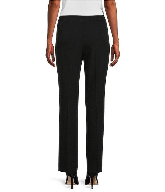 Preston & York Flat Front Slim Straight Leg Pants Product Image