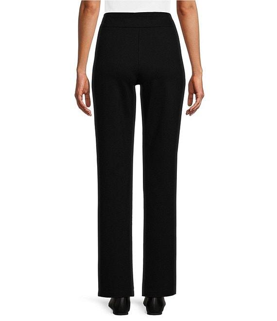 Allison Daley Pull-On Straight Leg Ponte Pants Product Image