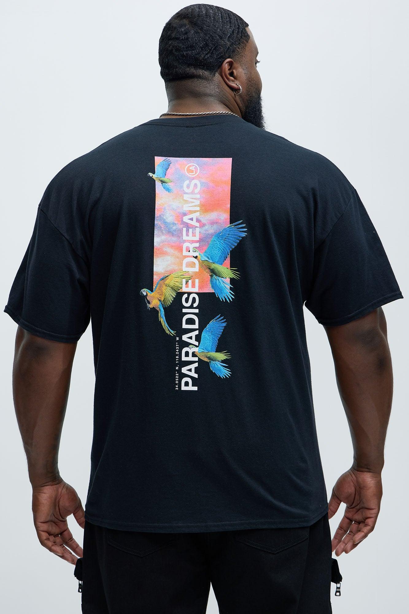 Paradise Dreams Forever Short Sleeve Tee - Black Product Image