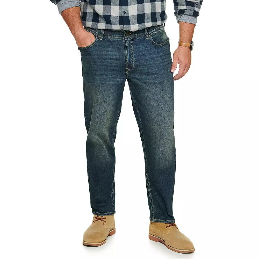Big & Tall Sonoma Goods For Life® Straight-Leg Flexwear Jeans, Men's,  Product Image