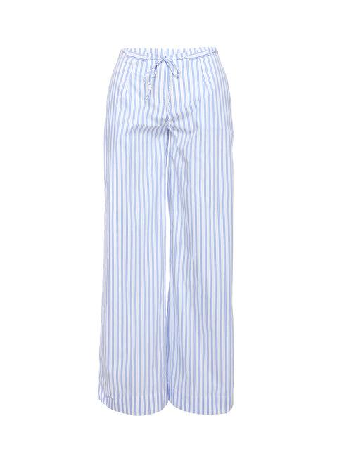Collied Low Rise Pants Blue / White Stripe Product Image