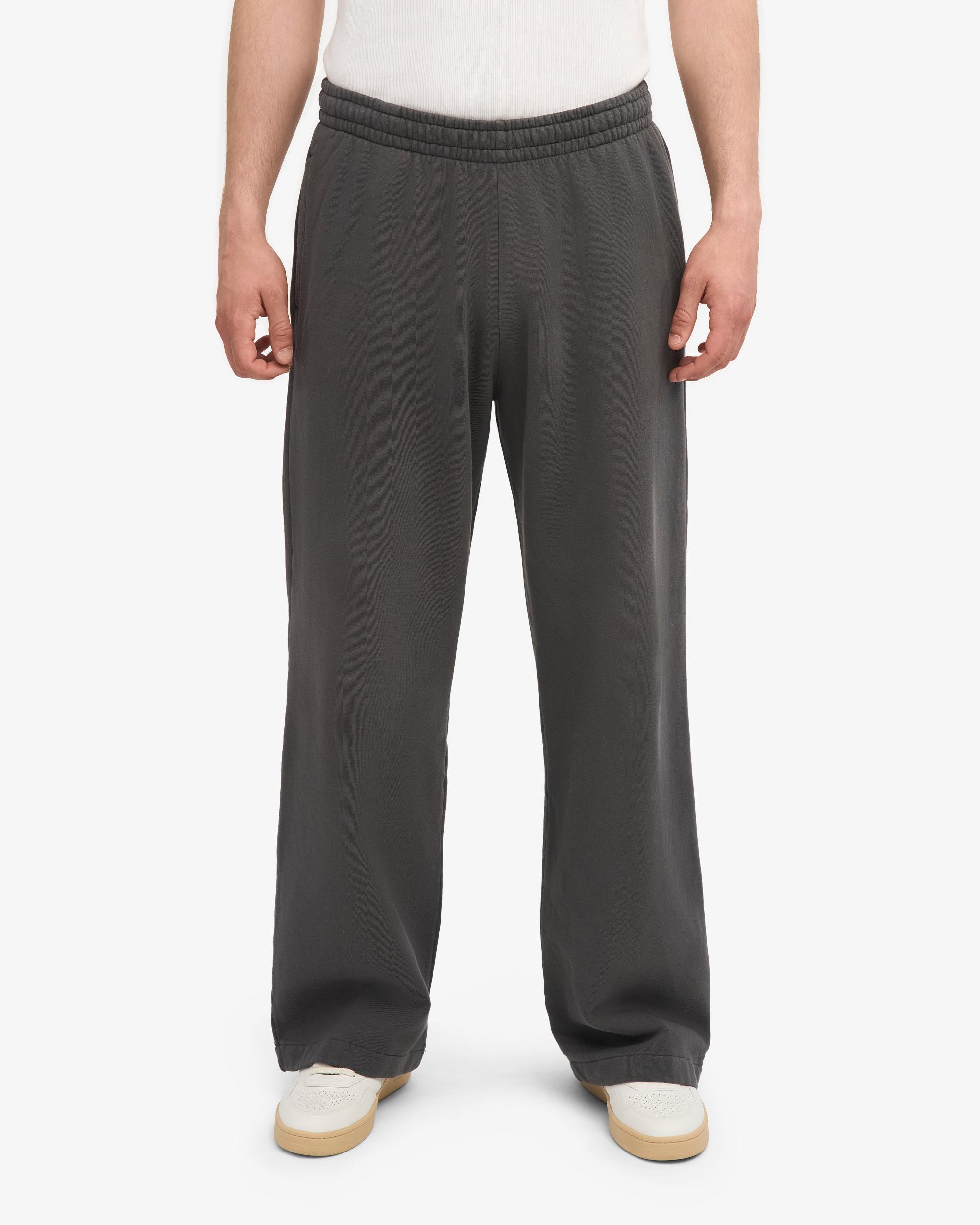 Organic Straight Leg Sweatpants - Lava Grey Product Image