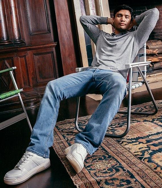 Silver Jeans Co. Jace Slim Fit Bootcut Leg Dark Wash Jeans Product Image