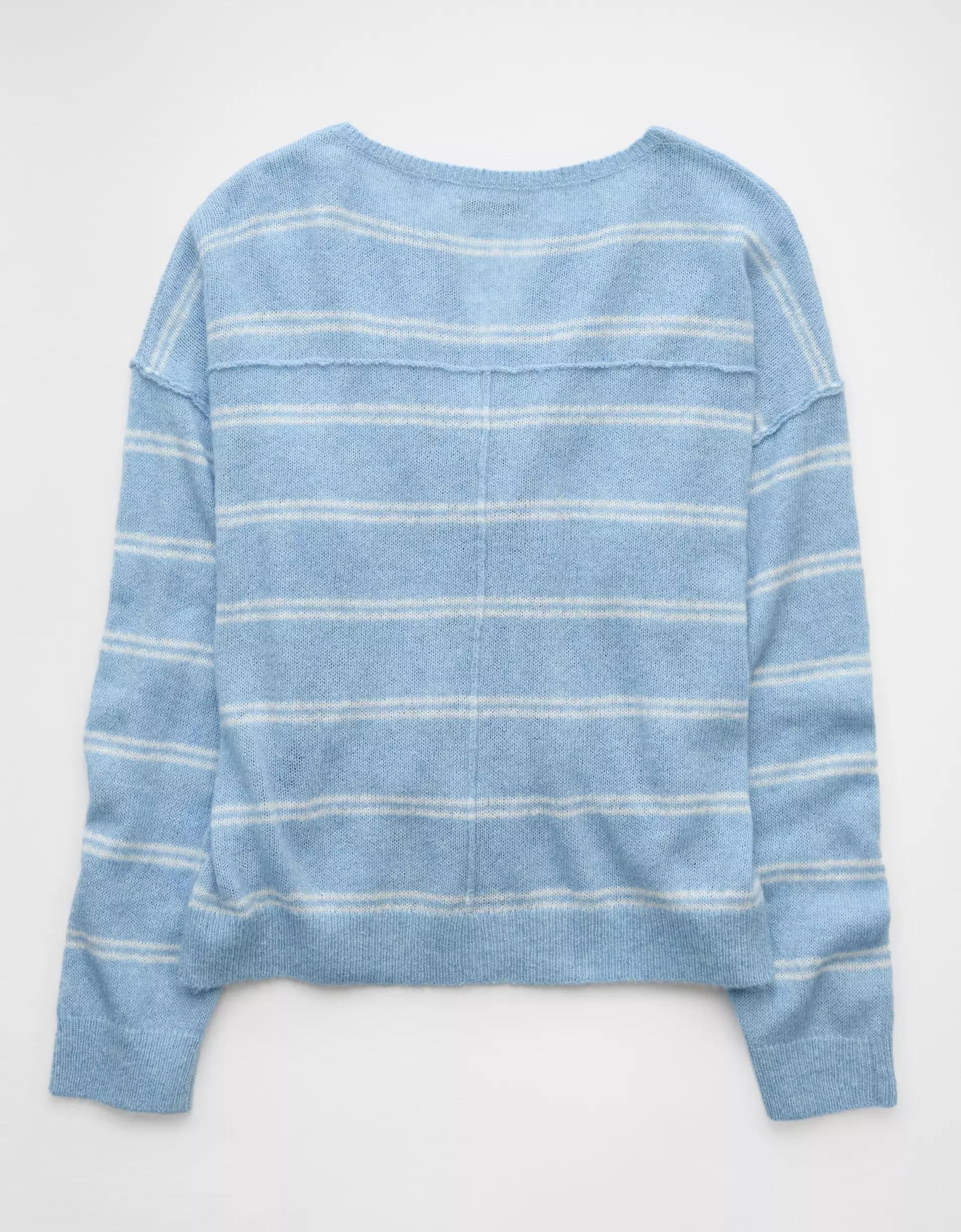 AE Whoa So Soft Notch Neck Sweater Product Image
