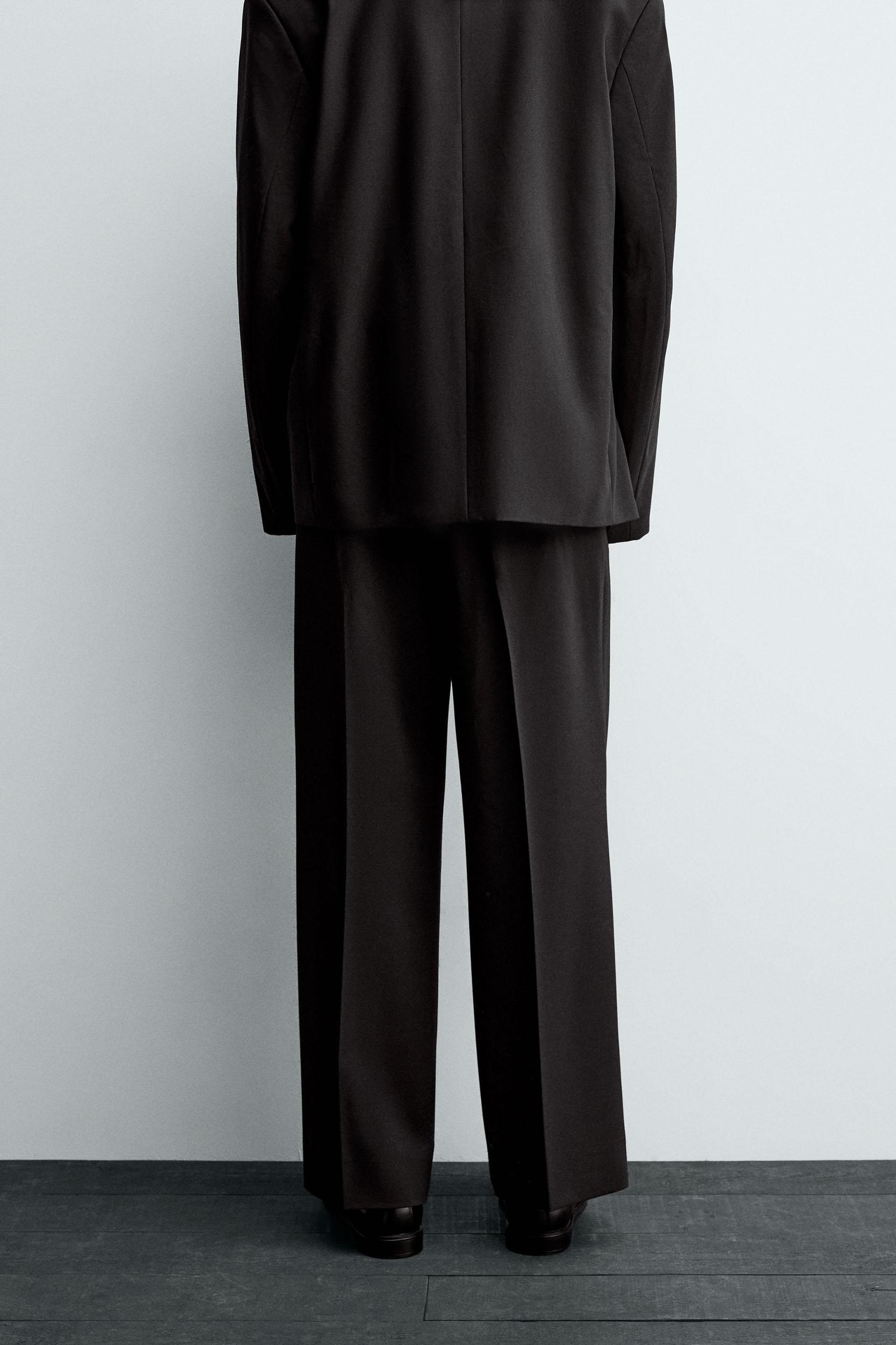 PLEATED SUIT PANTS Product Image