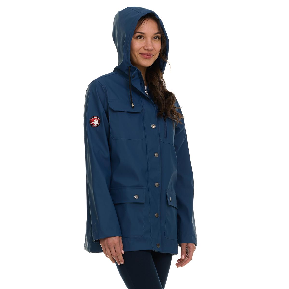 Canada Weather Gear Women's Waterproof Hooded Rain Coat Product Image