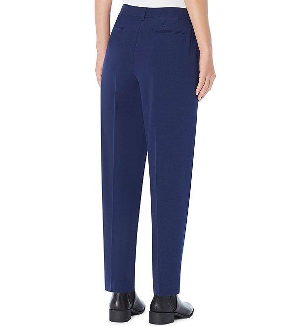 Jones New York Bi-Stretch Tapered Straight Leg Woven Pants Product Image