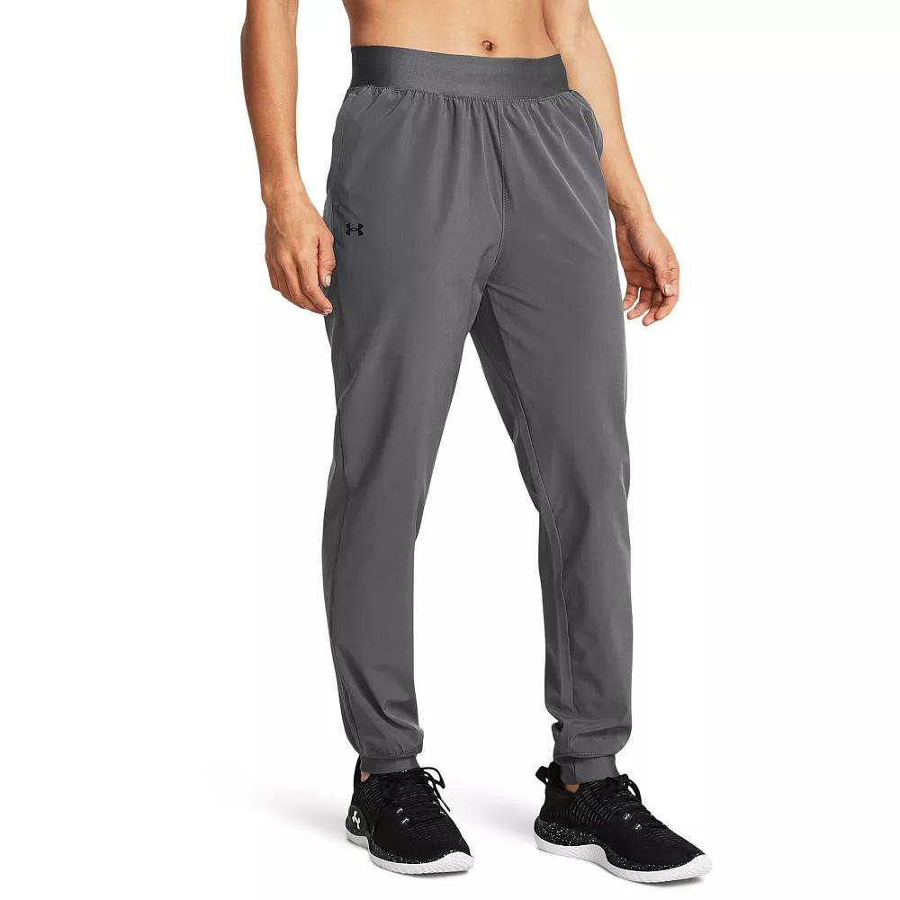 Women's Under Armour Rival Woven Pants, Size: XS Tall, Black Navy Product Image