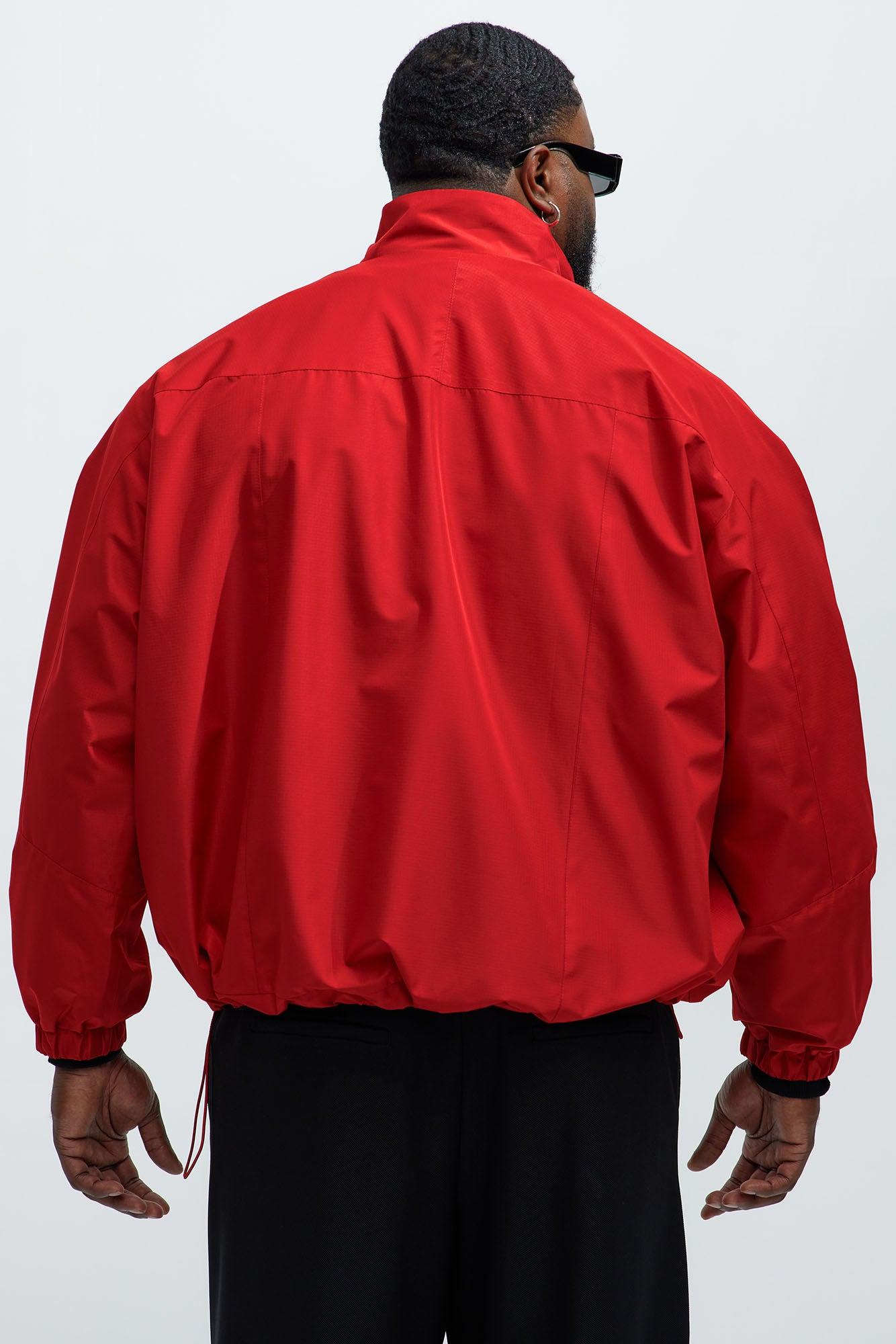 Wide Awake Lightweight Tech Jacket - Red Product Image
