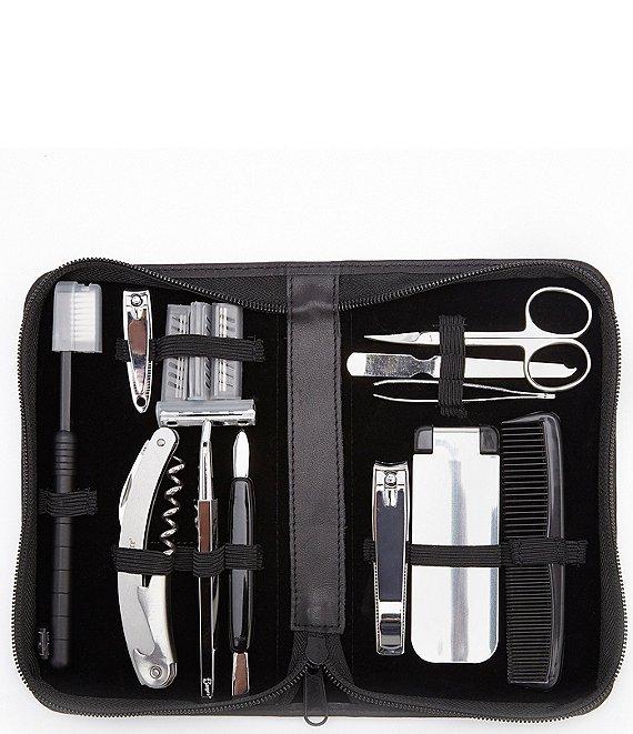 ROYCE New York Leather Travel & Grooming Toiletry Kit Product Image