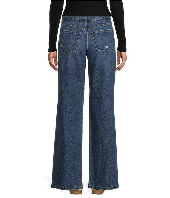 Copper Key Mid Rise Distressed Relaxed Jeans Product Image