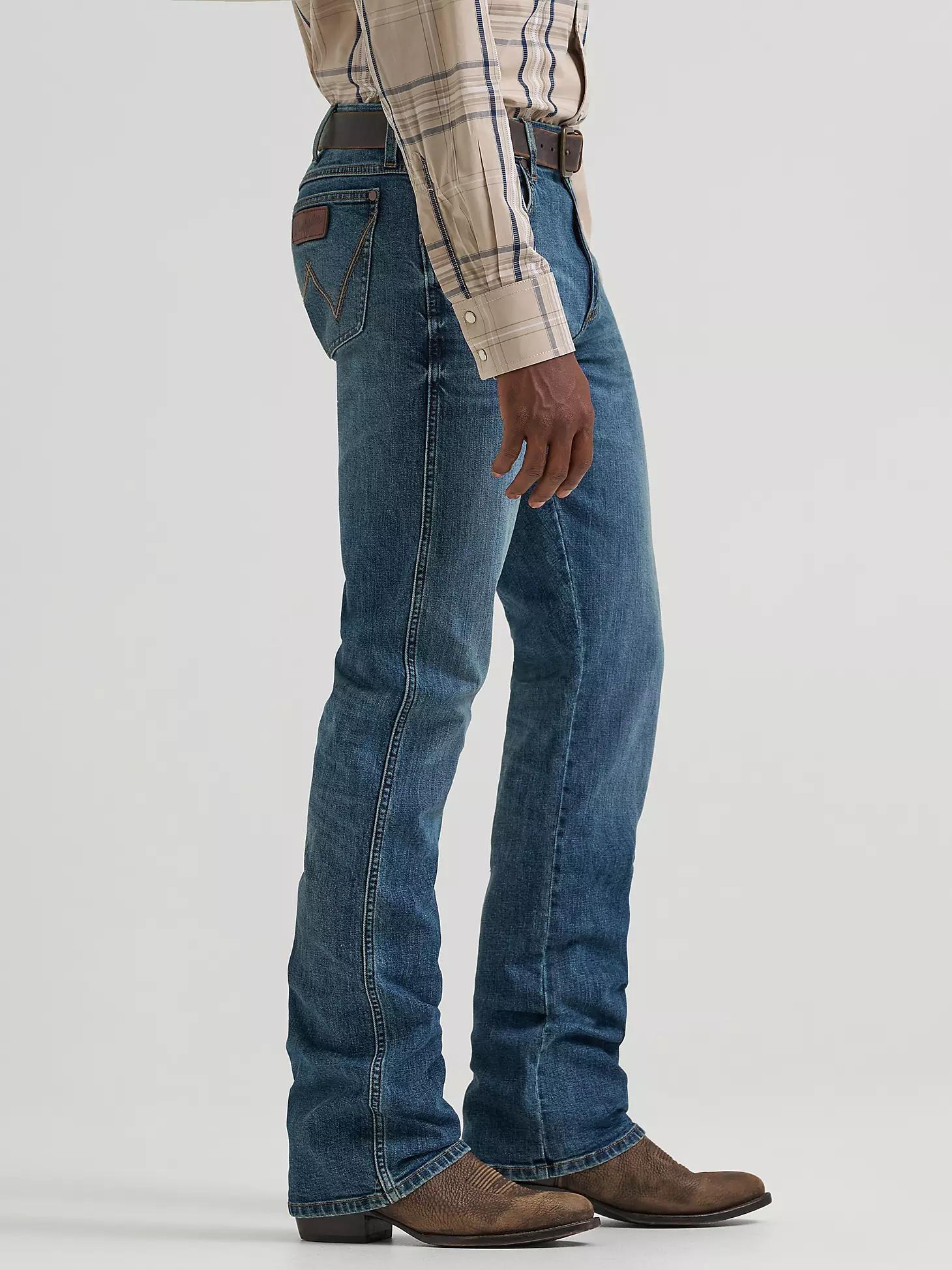 Men's Wrangler Retro® Slim Fit Bootcut Jean | Men's JEANS | Wrangler® Product Image