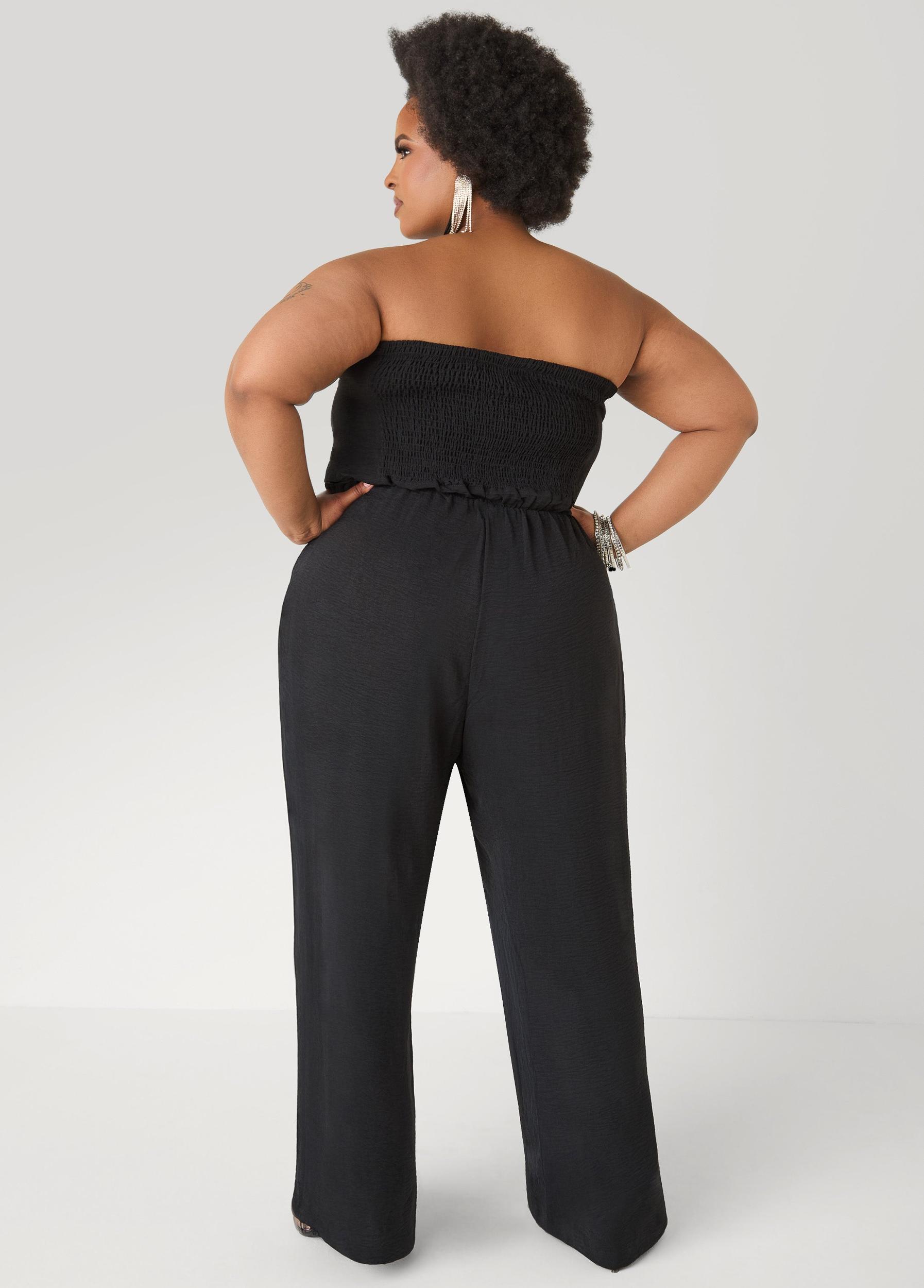 Strapless Bow Embellished Jumpsuit Product Image