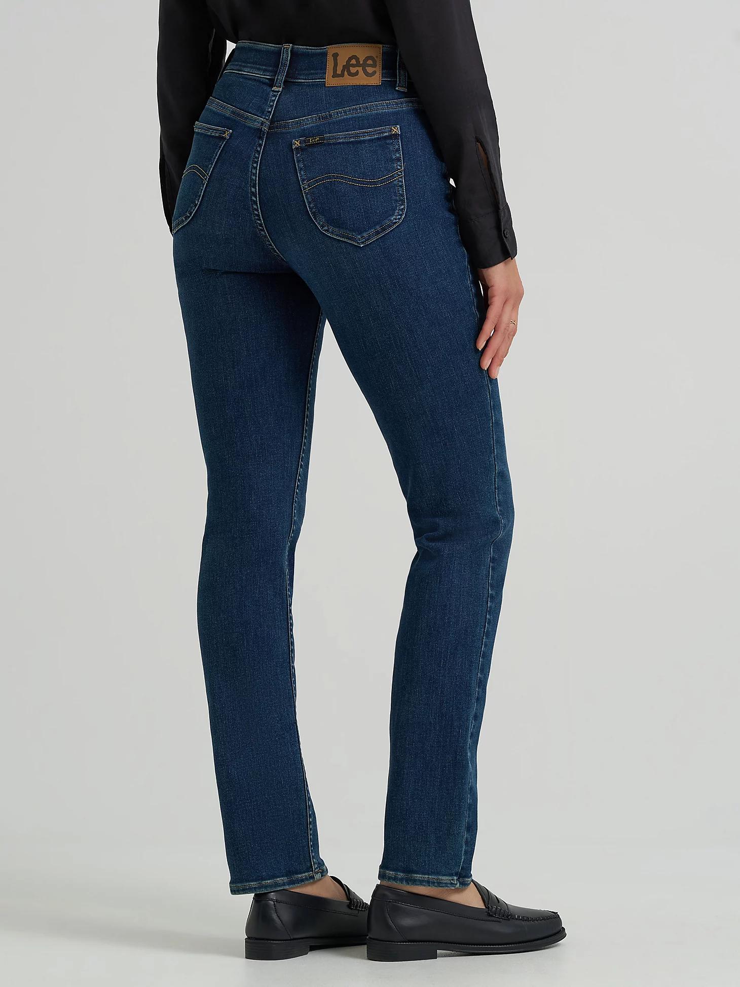 Women's Ultra Lux Comfort with Flex Motion Straight Jean (Petite) | Women's Jeans | Lee® Product Image