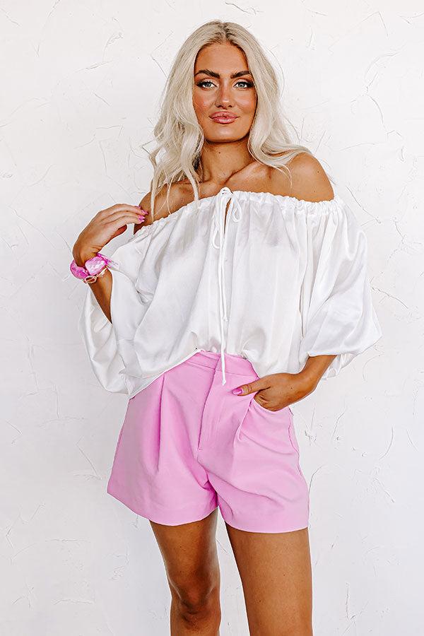 Boss Shift Top In White Product Image