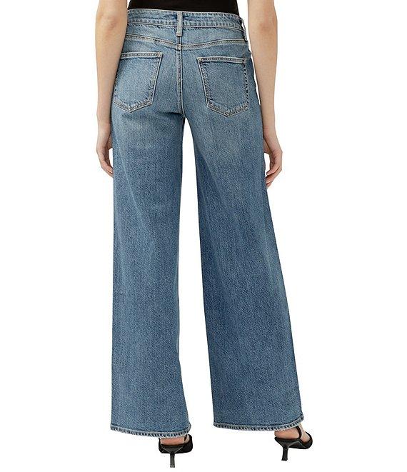 Silver Jeans Co. Suki Mid Rise Wide Leg Jeans Product Image