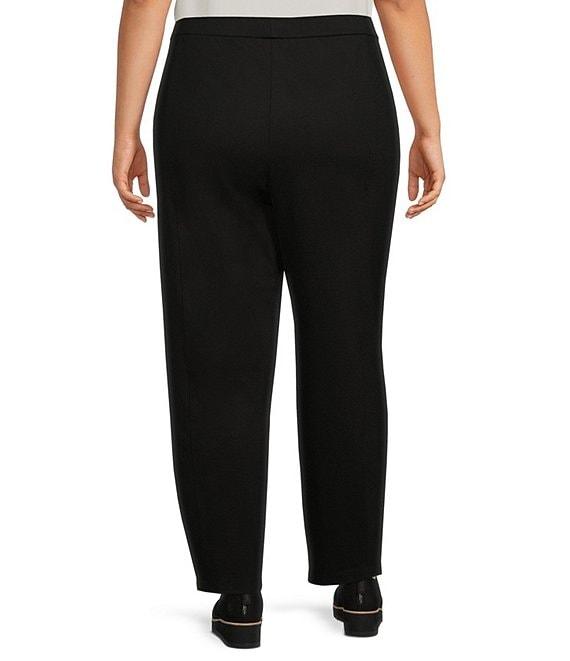 Eileen Fisher Plus Size Tencel™ Lyocell Knit Jersey Pull-On Lantern Ankle Pants Product Image