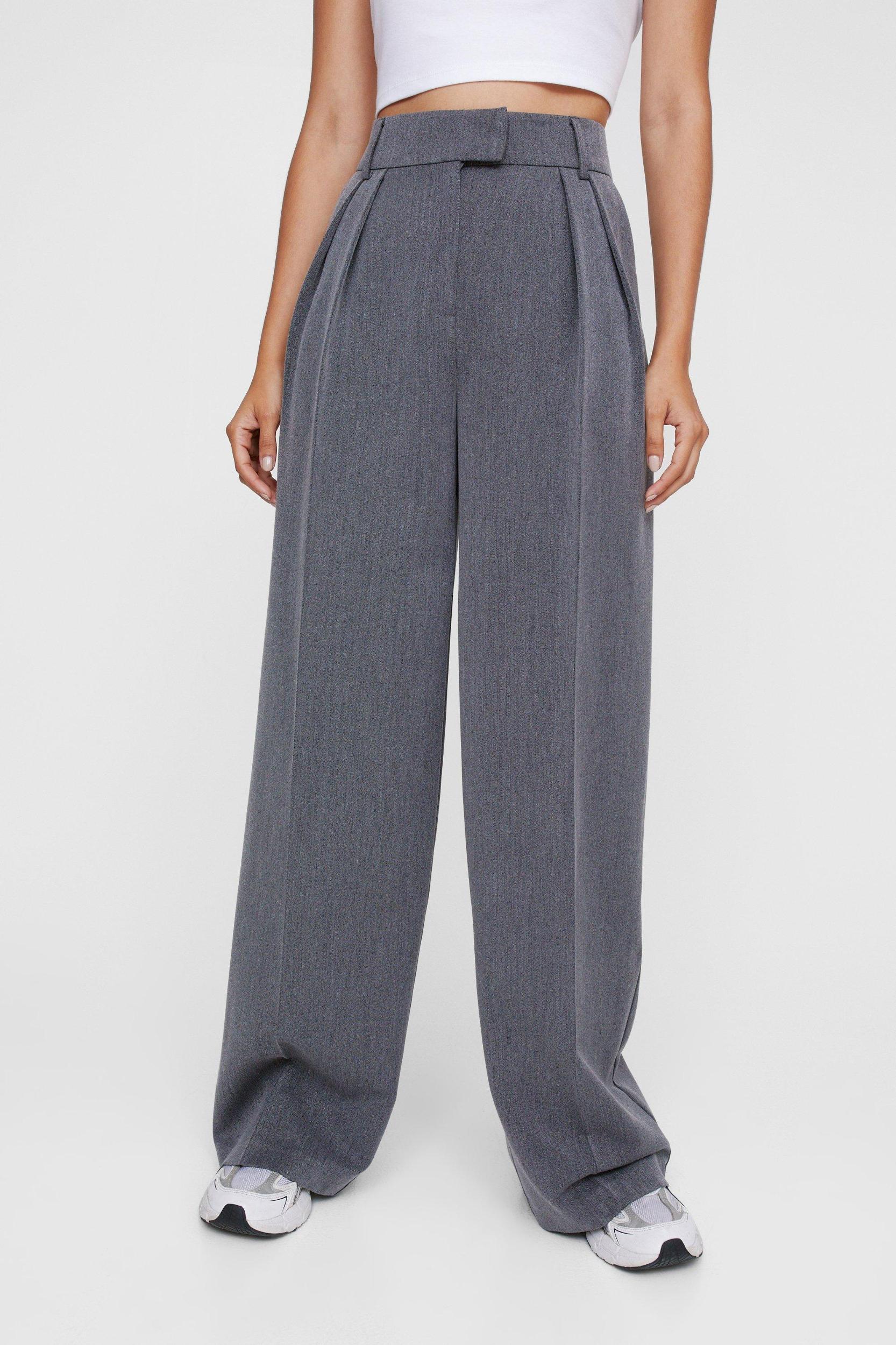 Essentials Double Pleat Straight Leg Trouser Product Image