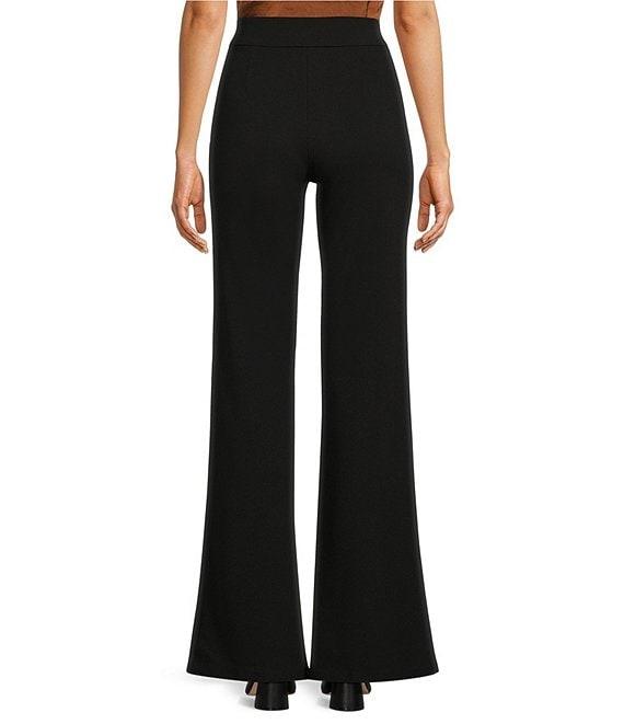 DKNY by Donna Karan High Rise Wide Leg Front Pocket Pants Product Image