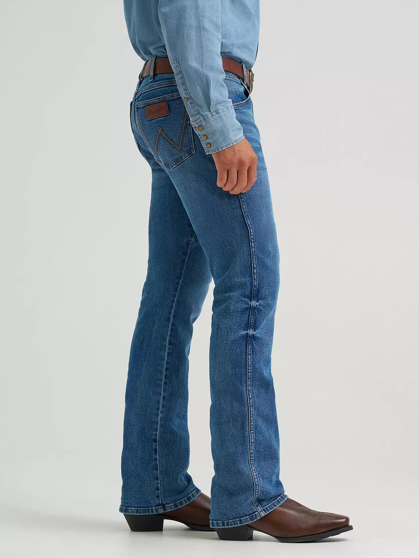 Men's Wrangler Retro® Slim Fit Bootcut Jean | Men's JEANS | Wrangler® Product Image