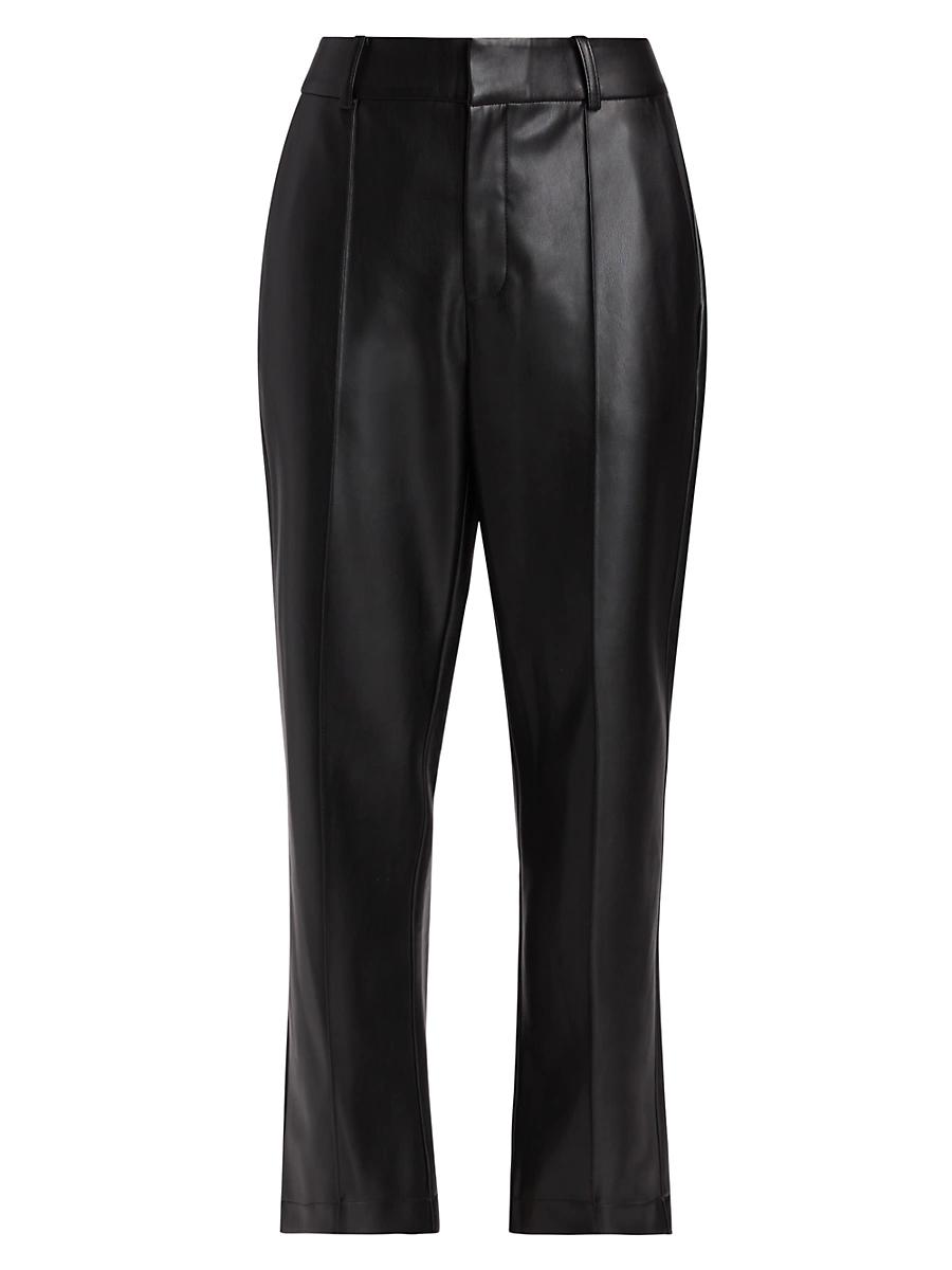 Womens Irie Faux Leather Cropped Pants Product Image