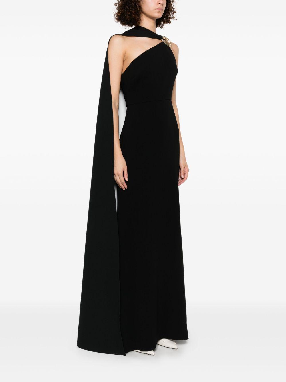 embellished asymmetric gown Product Image