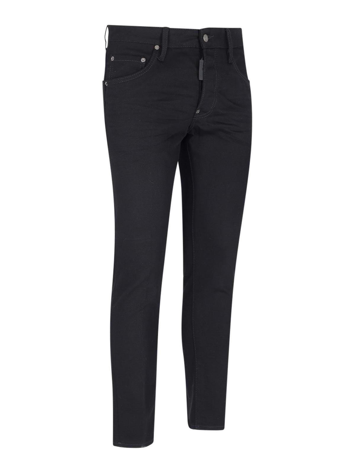 DSQUARED2 Cool Guy Mid-rise Skinny Jeans In Black Product Image