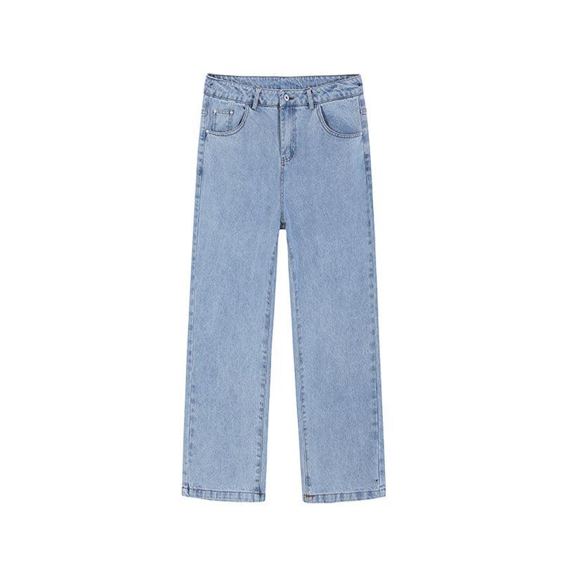 RT No. 3390 BLUE STRAIGHT DENIM JEANS Product Image