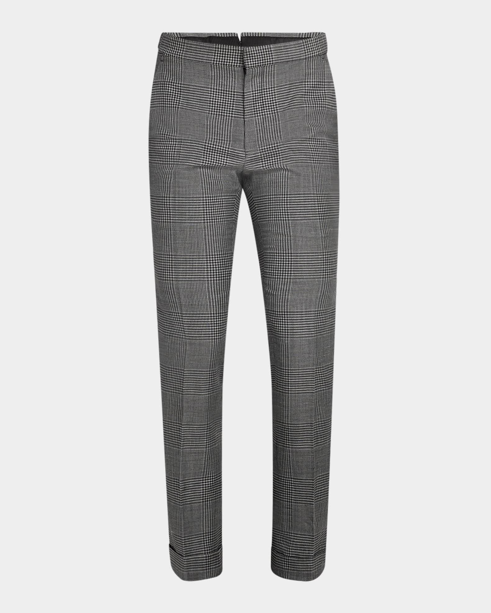 Men's Dyllan Wool Check Trousers Product Image