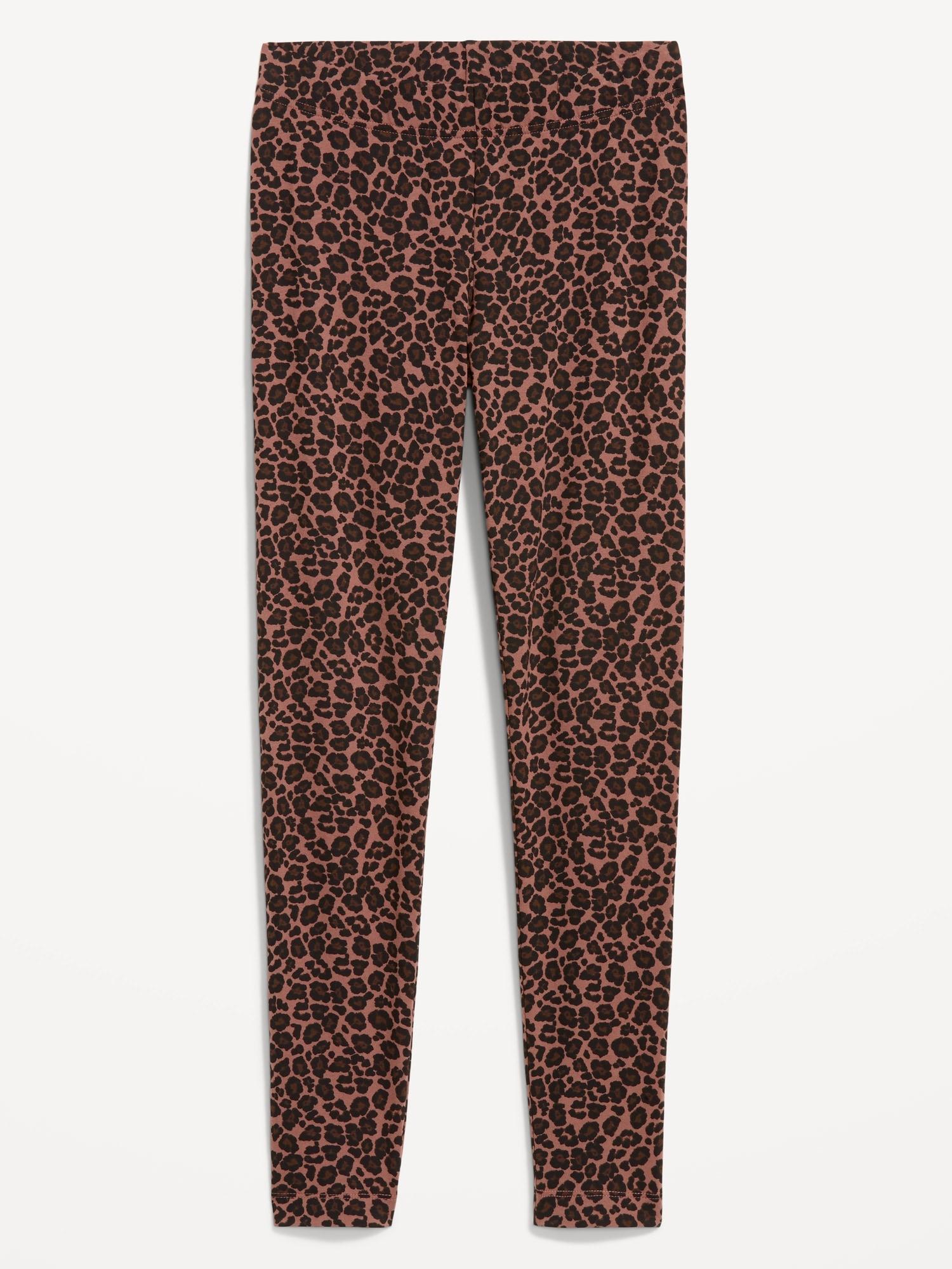 High-Waisted Jersey Fashion Layering Leggings Product Image