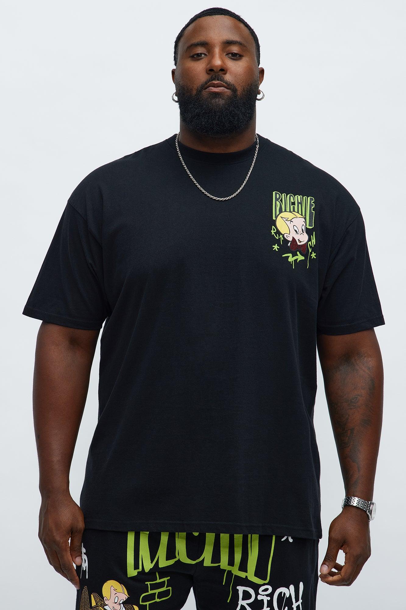 Richie Rich Fly Short Sleeve Tee - Black Male Product Image