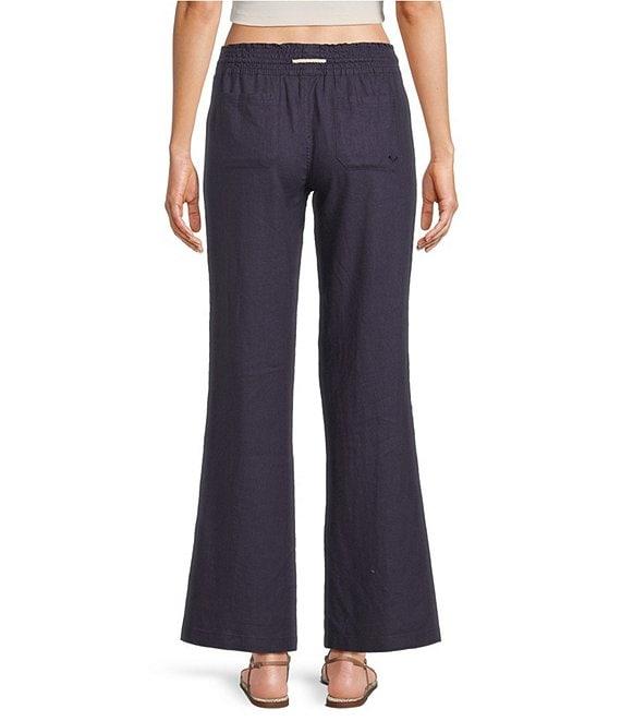 Roxy Oceanside Linen Blend Wide Leg Pants Product Image