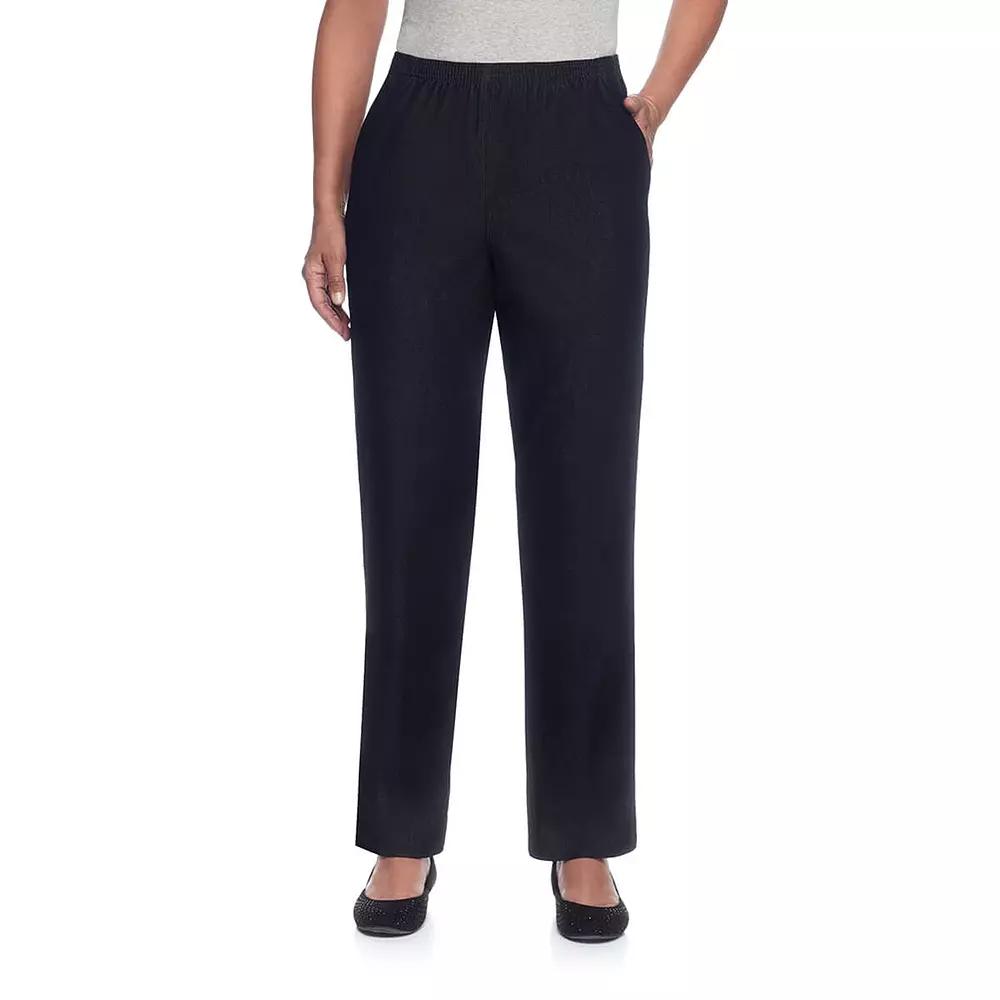 Women's Alfred Dunner Proportioned Denim Pants,  Product Image