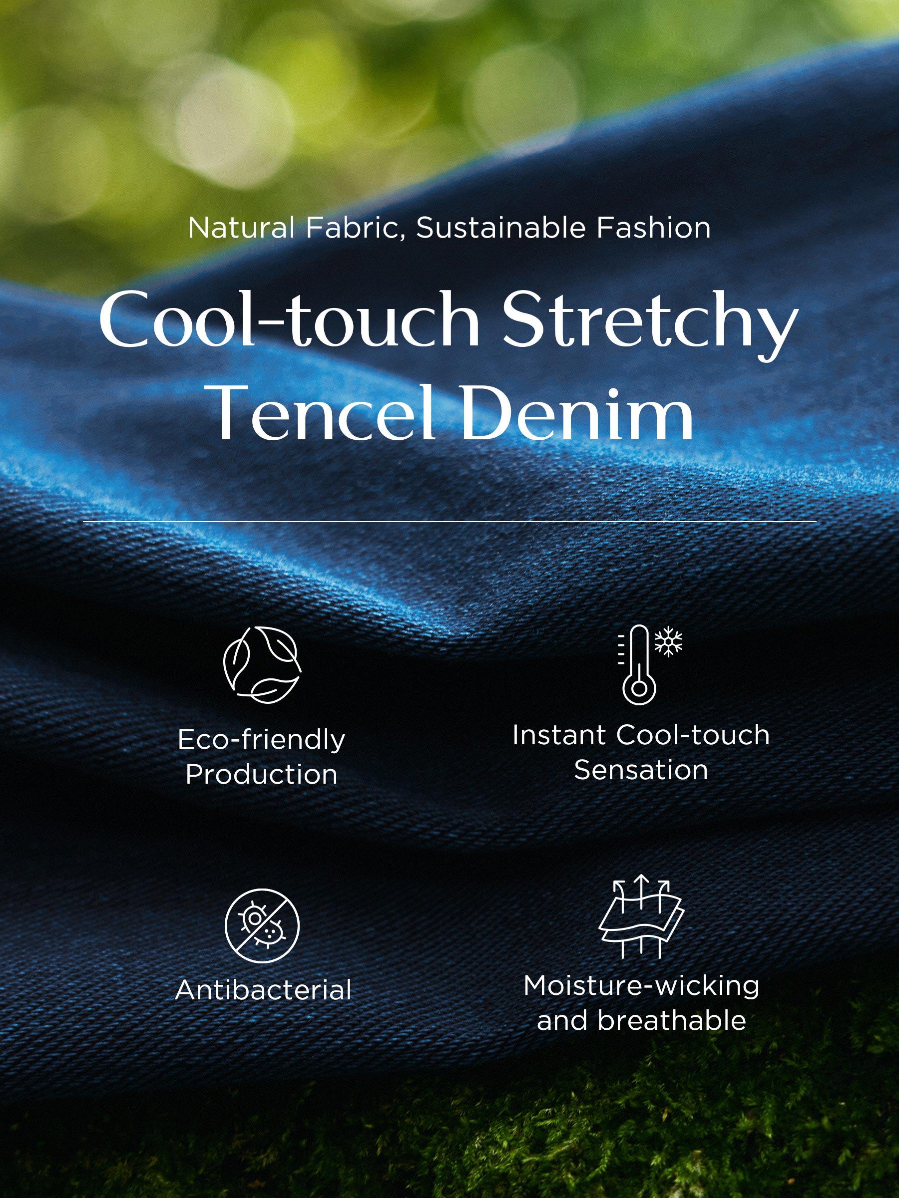 Denim Long Sleeve Women Shirt Product Image