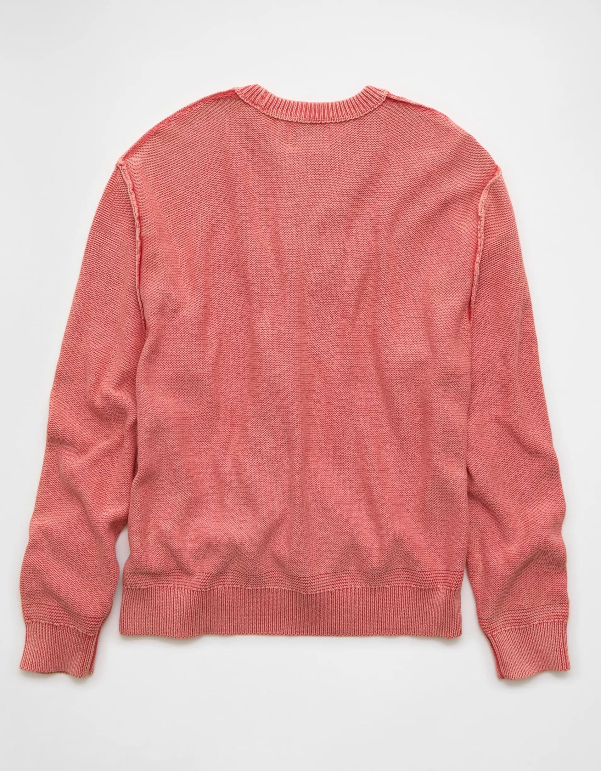 AE Washed Reverse Sweater Product Image