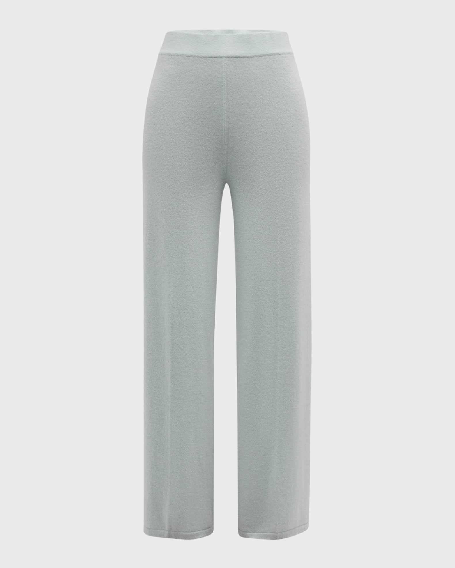 Cashmere Straight-Leg Knit Pants Product Image
