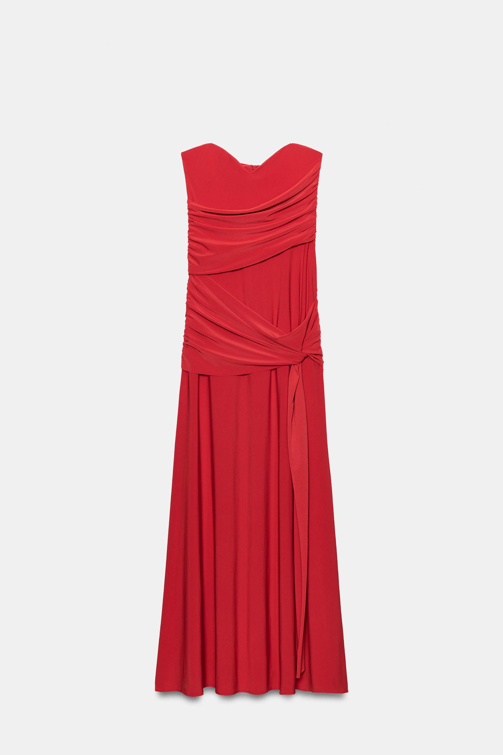 LONG DRAPED DRESS Product Image
