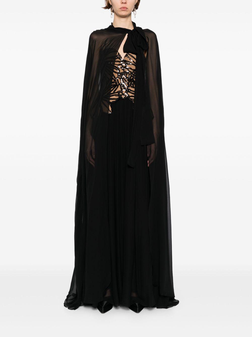 embroidered-sequin dress Product Image