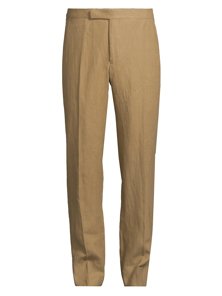 Mens Linen Suit Trousers Product Image